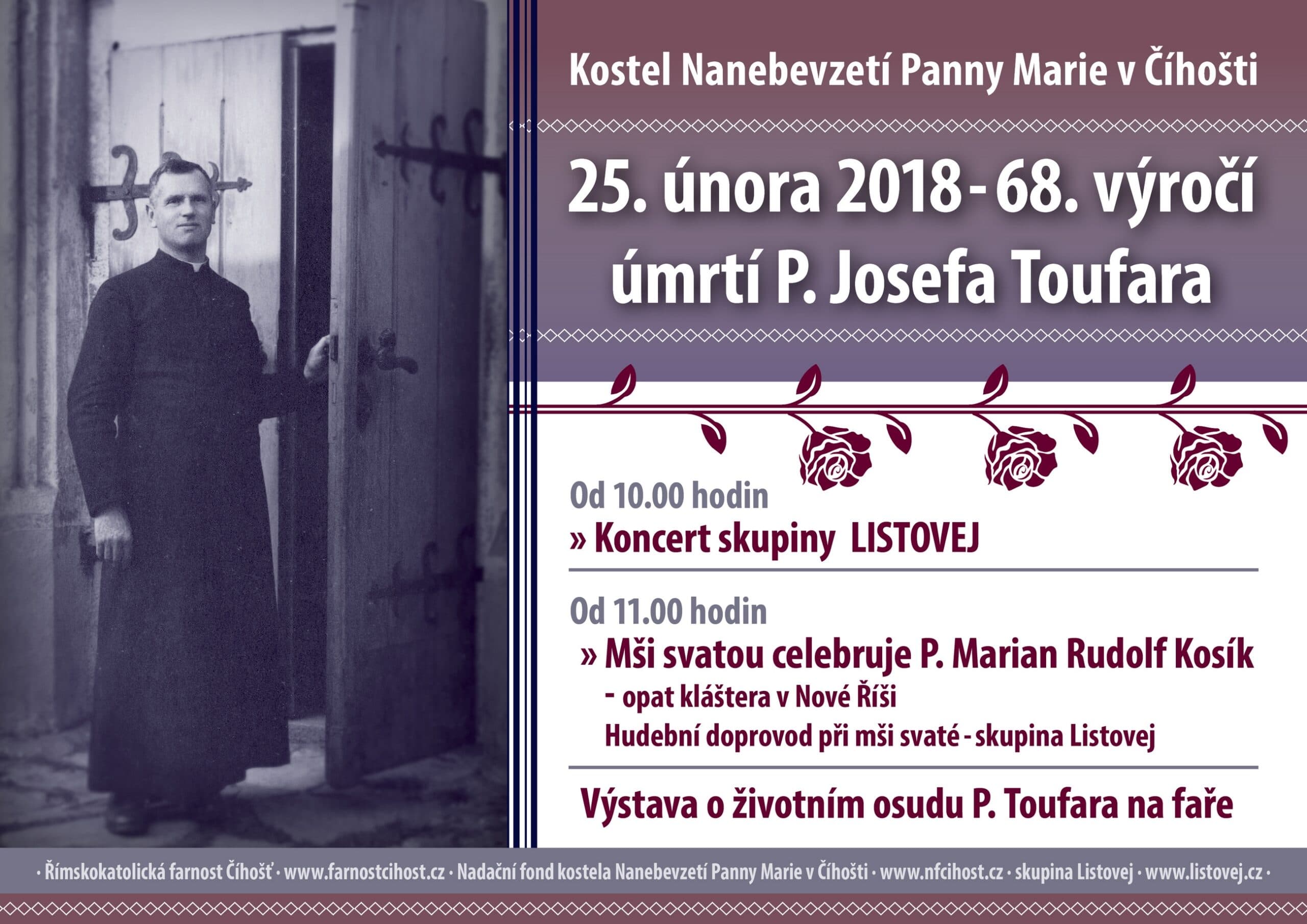 Výročí úmrtí P. Toufara
